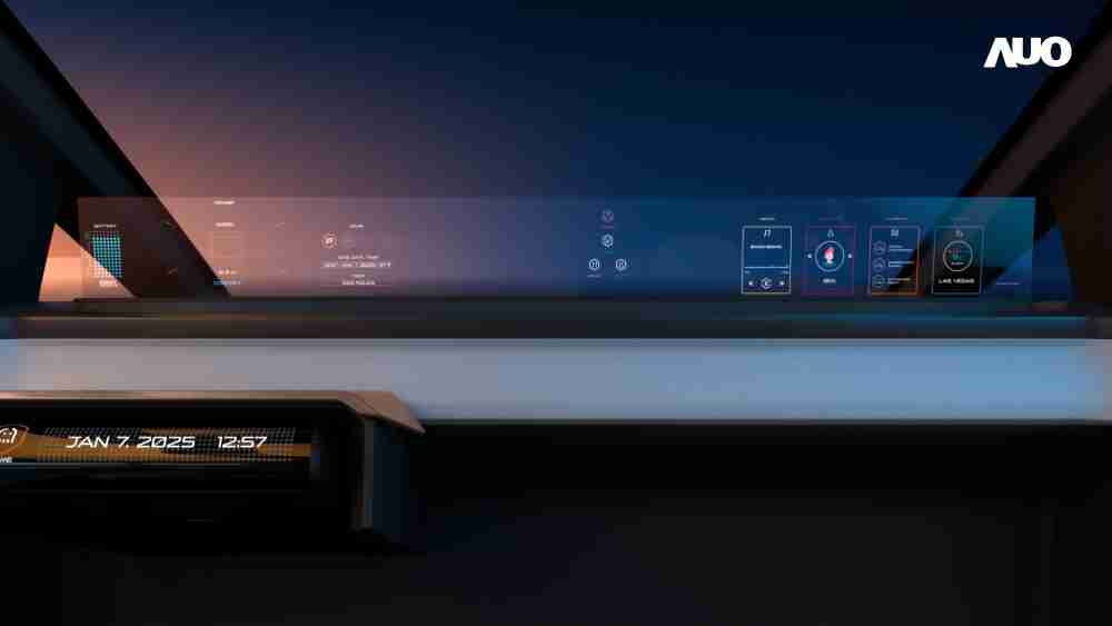 28国际无界透明显示接口(Horizon Image Glass)透过车运算方案整合仪表板、、中控台及副驾显示器，，一体式全景呈现，，，，提供乘用者清晰的前方视野、、行车必要信息与娱乐功能