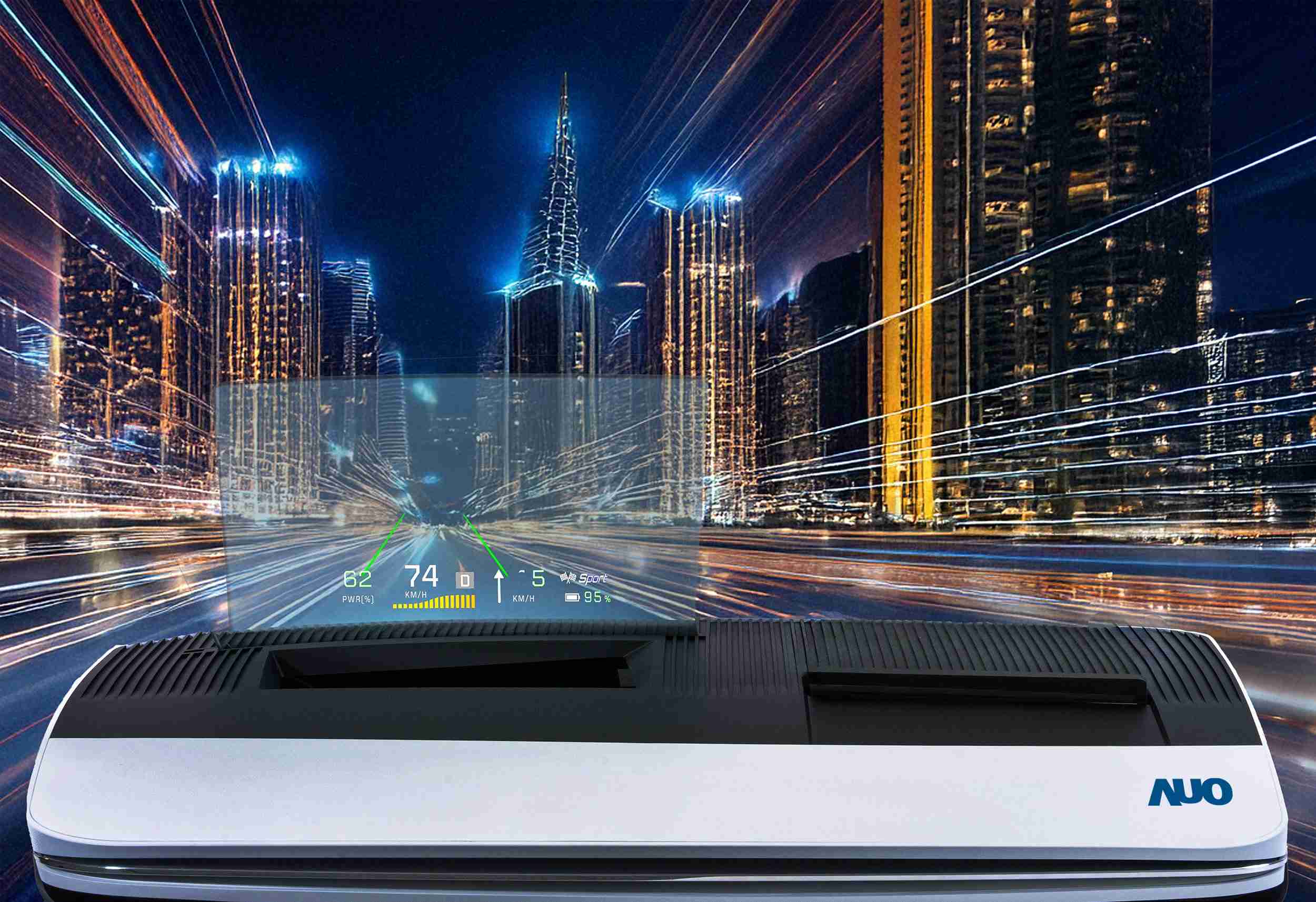 28国际推出13吋Micro LED抬头显示器，，提供高入眼亮度、、、高色彩饱和度的显示质量，，，，在阳光下或黑暗中都清晰可见，，，，并利用Micro LED模块体积小的优势，，，，解决车用空间有限的痛点