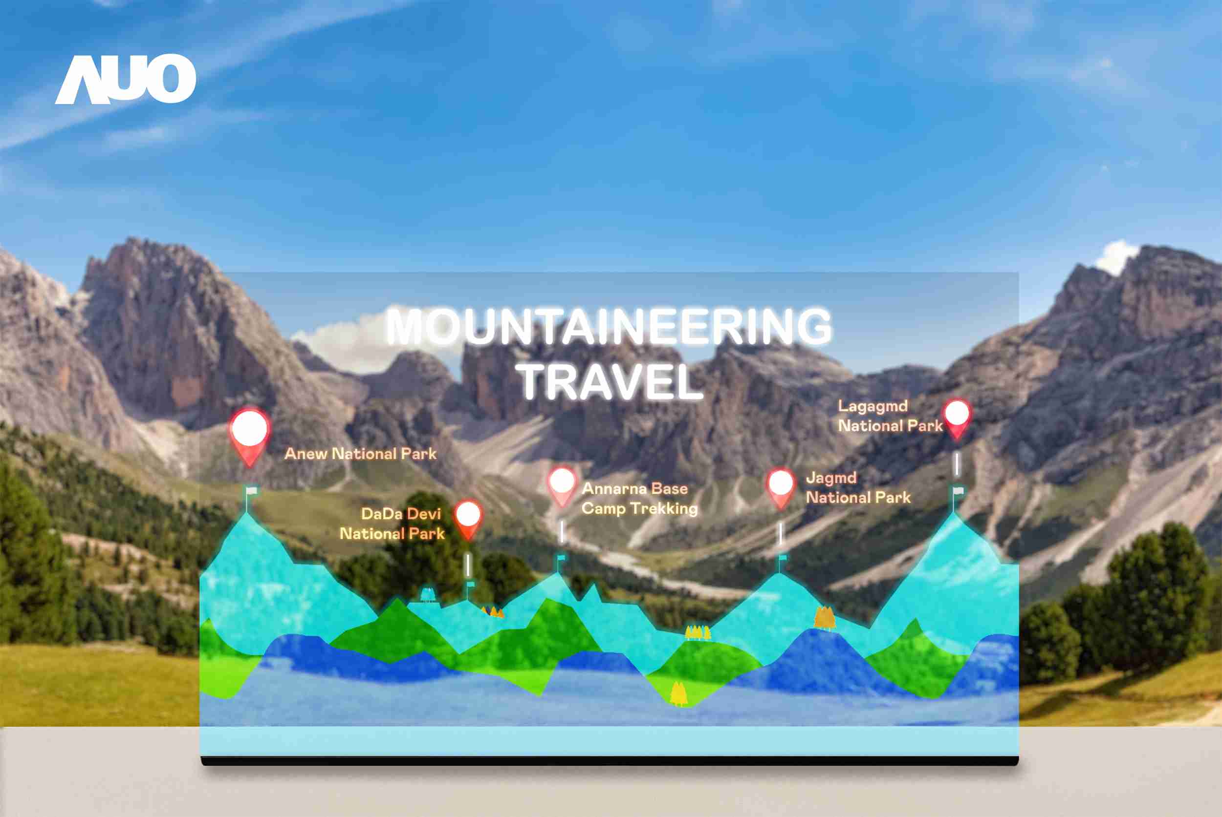 28国际展示全球单片尺寸最大(*)42吋透明Micro LED显示器拼接而成的〝64吋透明Micro LED显示器〞，，，，具备高透明度、、1,000 nits高亮度、、广色域、、、采用三边无边框的无缝拼接等多重特色，，呈现超高清、、、、细腻画质而不遮挡后方视觉，，，满足层峰需求，，，，可广泛运用于零售、、、艺术展览或商业空间等场域